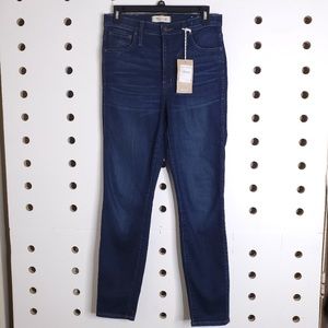 Madewell NWT 10” High Rise skinny jeans